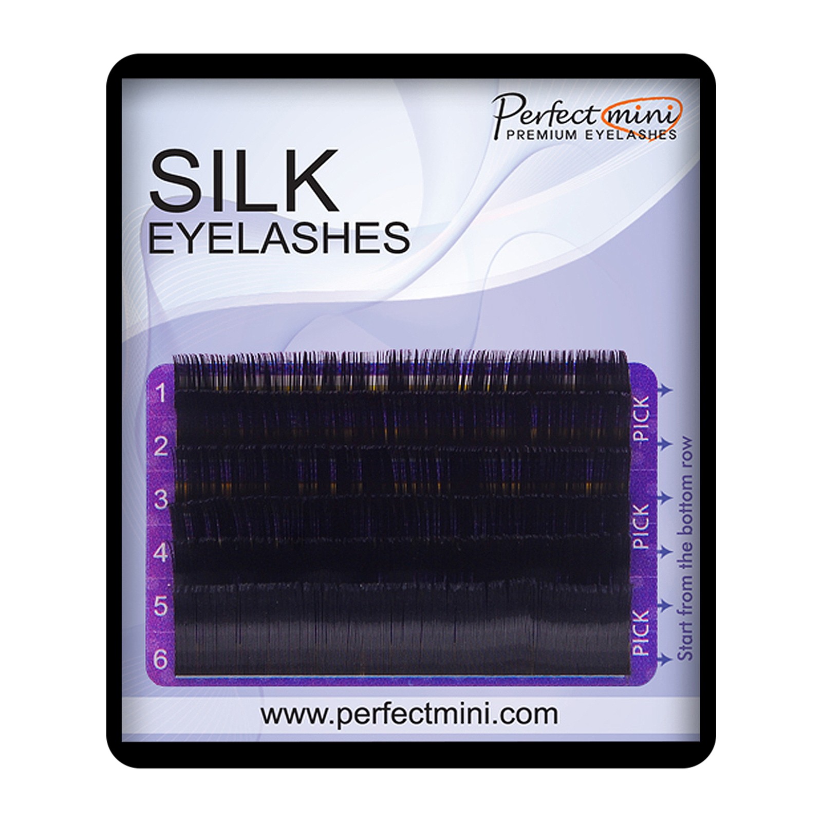 Premium Silk Lashes Extreme -  16 mm, D, 0,10 mm